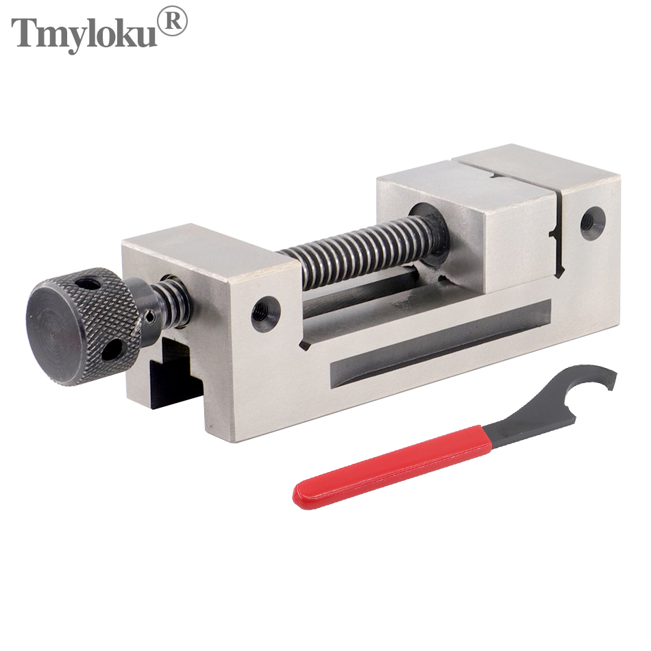 Workshop Tools Vice - ความแม่นยําสูง Vise เครื่องบด/เจาะคู่มือแบน Vise ขนาดเล็ก FIXTURE