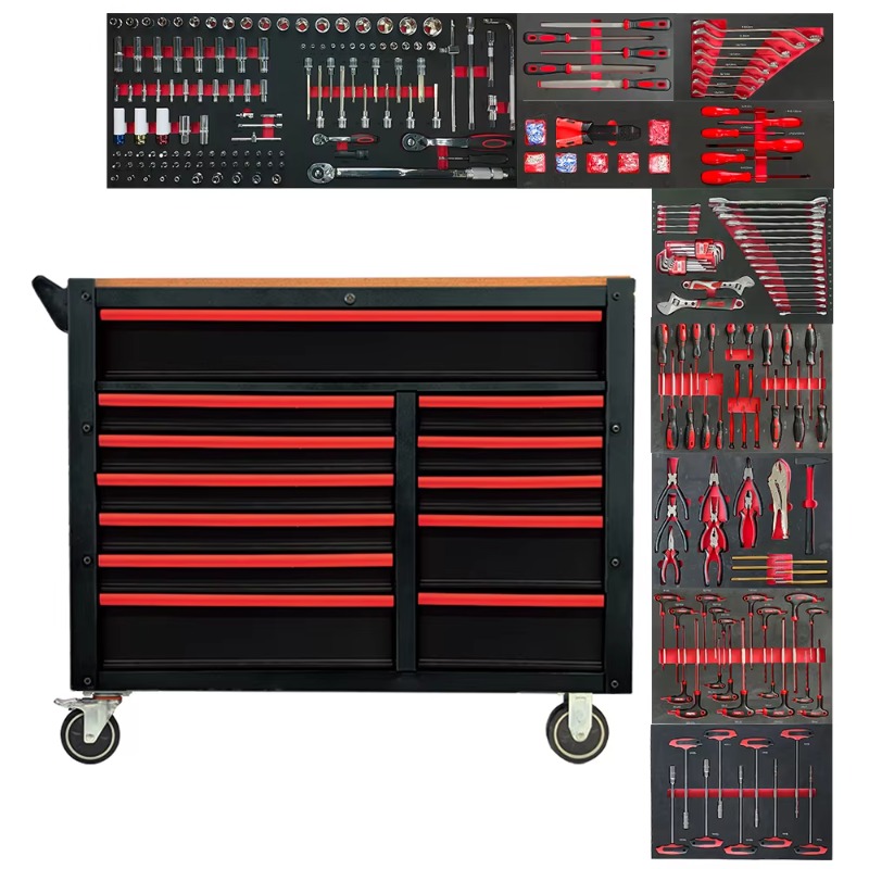 Tools Trolley For Workshop - ชุดเครื่องมือ 471 ชิ้น พร้อมตู้เหล็ก 12 ลิ้นชัก