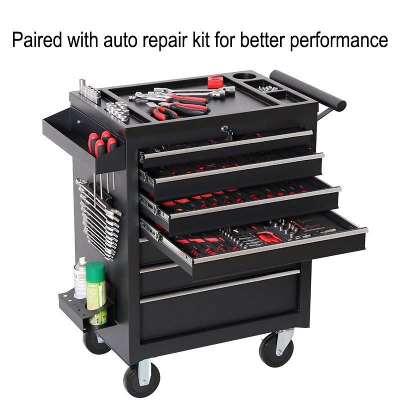 Tools Trolley For Workshop - กล่องเครื่องมือแบบมีล้อเลื่อน 5 ลิ้นชัก สำหรับซ่อมรถยนต์ อเนกประสงค์ สำหรับงานซ่อมบำรุงในโรงงานและรถยนต์
