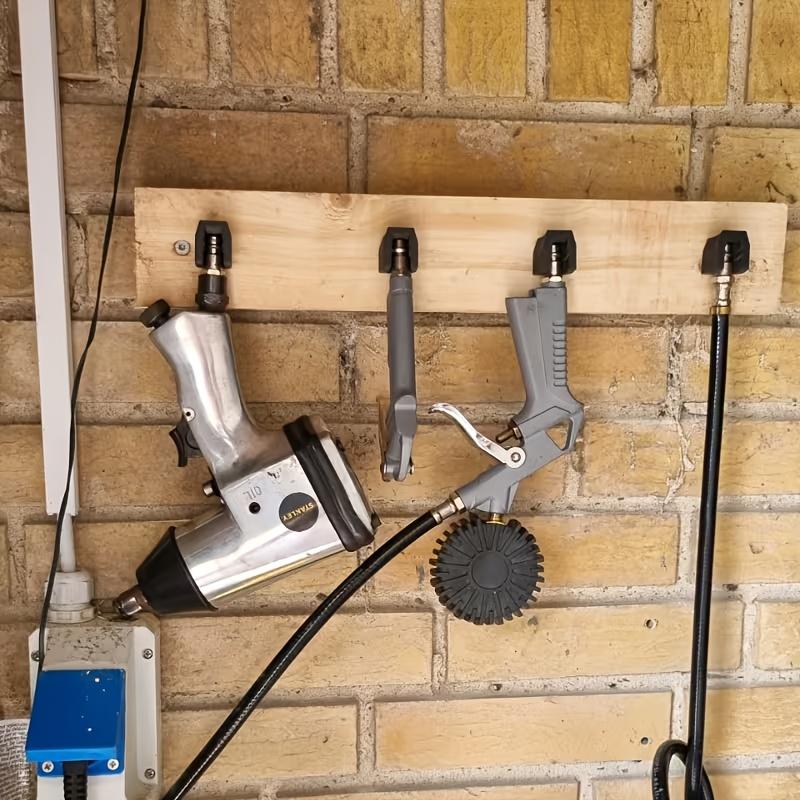 Workshop Tools Holder - ชุดที่แขวนเครื่องมือลมแบบติดผนัง 4 ชิ้น ผลิตด้วยเทคโนโลยี 3 มิติ