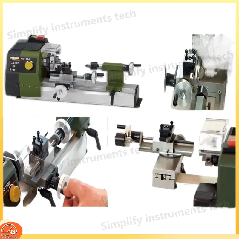 Workshop Tools In Engineering - เครื่องกลึงขนาดเล็ก FD150 E24150 สำหรับงานกลึงโลหะ ไม้ พลาสติก