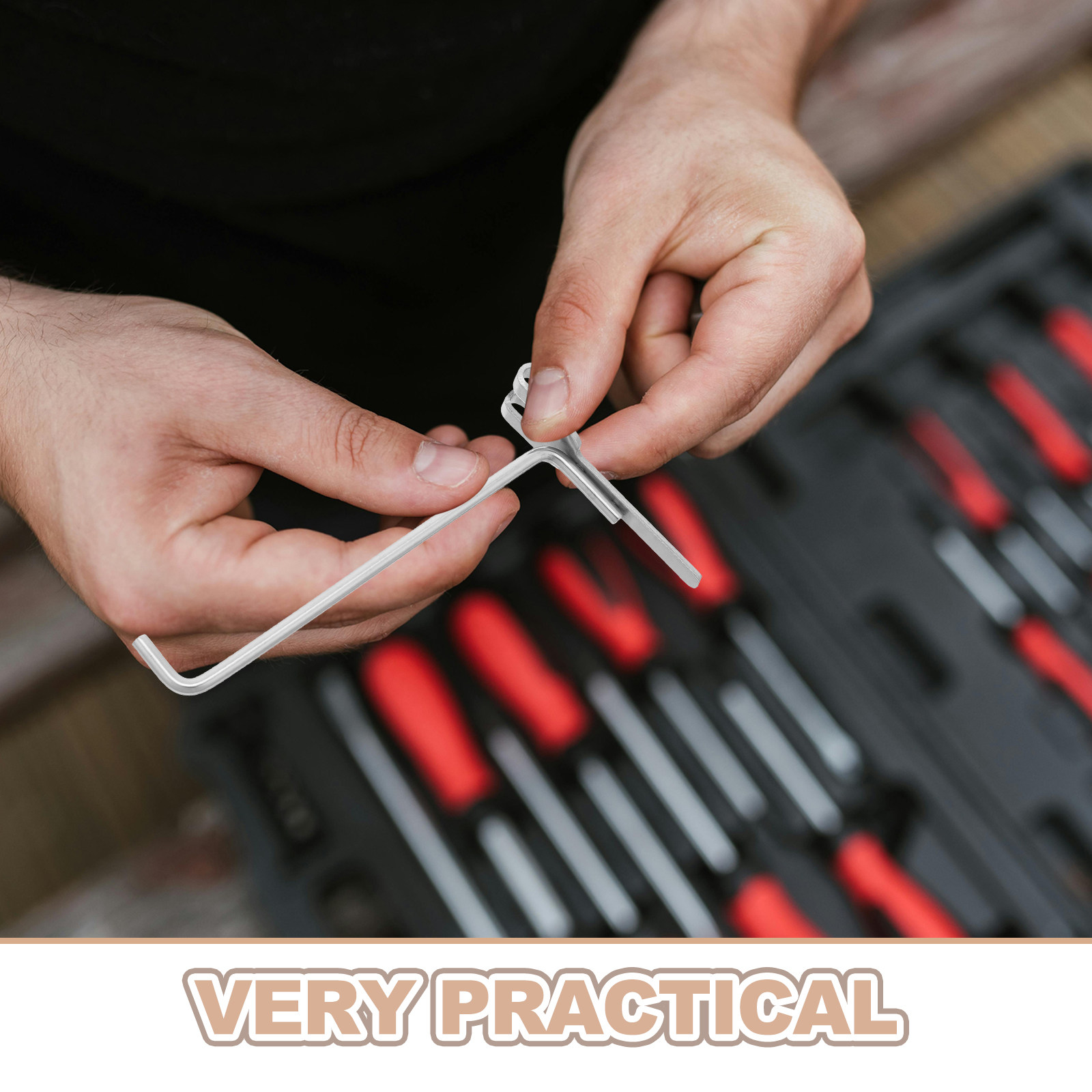 ตะขอแขวนแบบเพ็กบอร์ด 6 ชิ้น สแ - Workshop Tools Shelf บทวิจารณ์และราคา