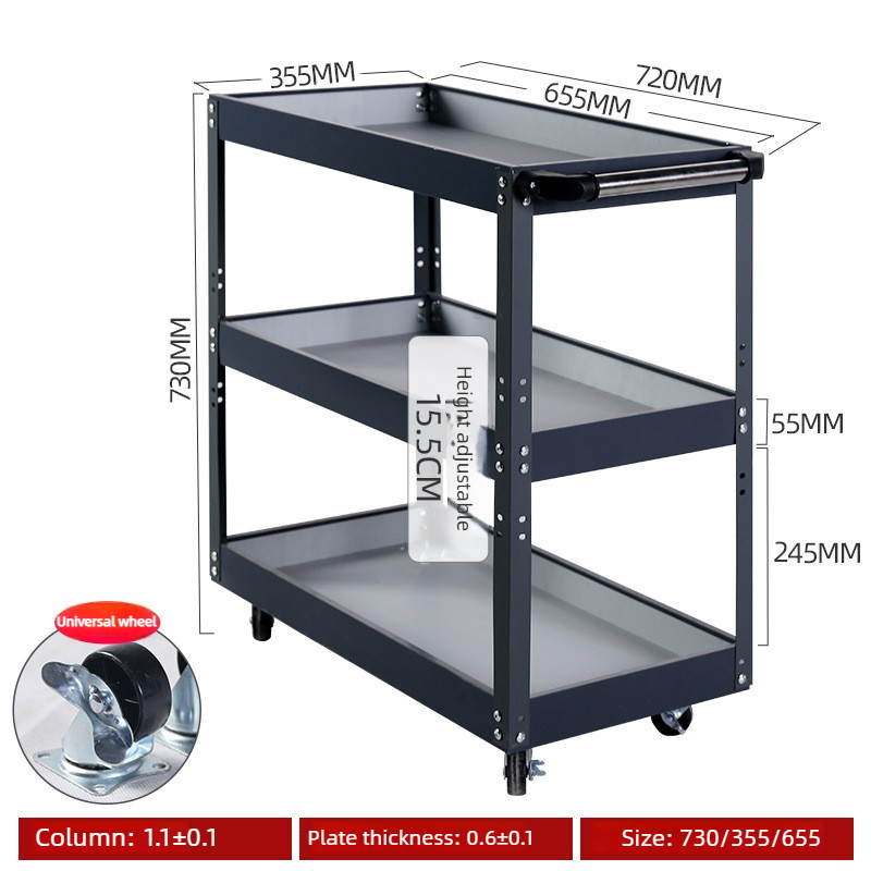 รถเข็นเครื่องมือช่างพร้อมล้อ ก - Tools Trolley For Workshop บทวิจารณ์และราคา