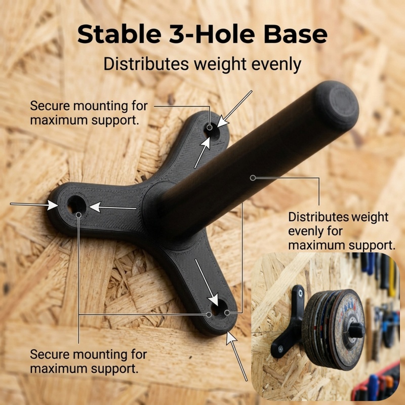 ที่ยึดเครื่องเจียรแบบติดผนัง 1 - Workshop Tools Holder บทวิจารณ์และราคา