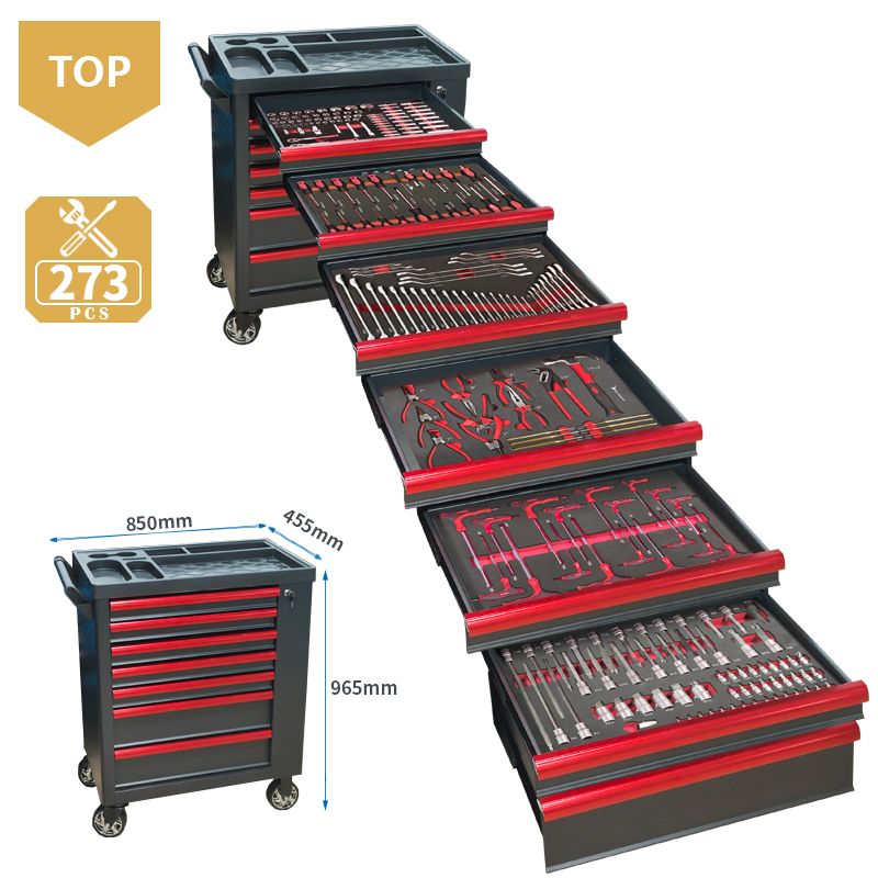 รถเข็นเครื่องมือ 7 ลิ้นชัก พร้ - Tools Trolley For Workshop บทวิจารณ์และราคา