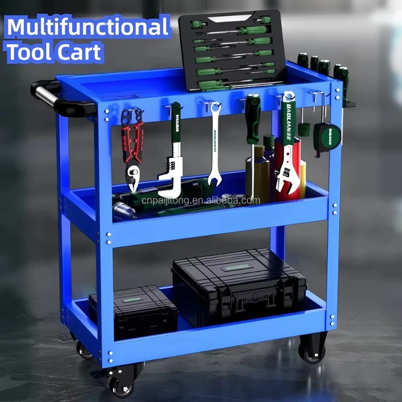 รถเข็นเครื่องมือช่างแบบมีล้อ ป - Tools Trolley For Workshop บทวิจารณ์และราคา