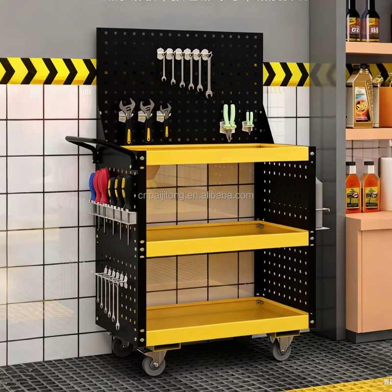 รถเข็นเครื่องมือช่างแบบมีล้อ ป - Tools Trolley For Workshop บทวิจารณ์และราคา