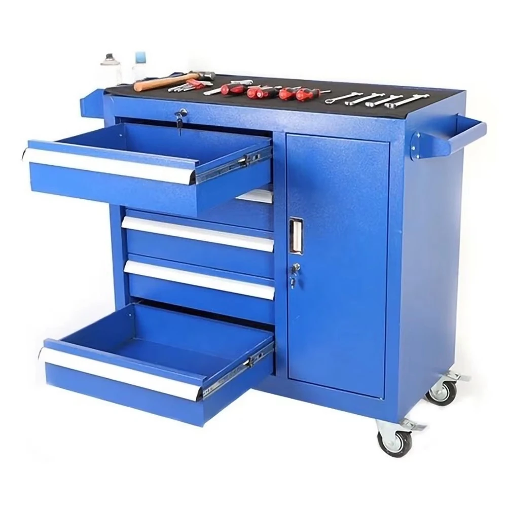 กล่องเครื่องมือแบบมีล้อ 68 ลิ้ - Tools Trolley For Workshop บทวิจารณ์และราคา