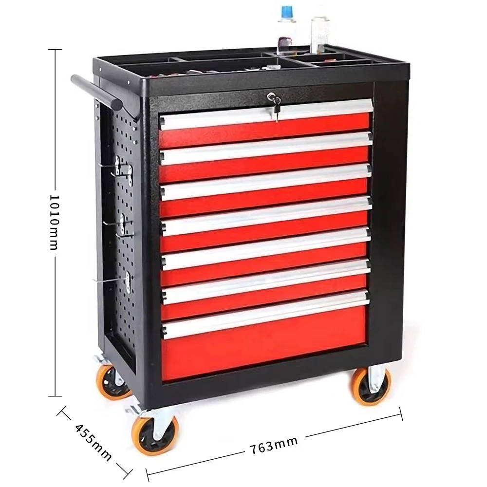 กล่องเครื่องมือแบบมีล้อ 68 ลิ้ - Tools Trolley For Workshop บทวิจารณ์และราคา