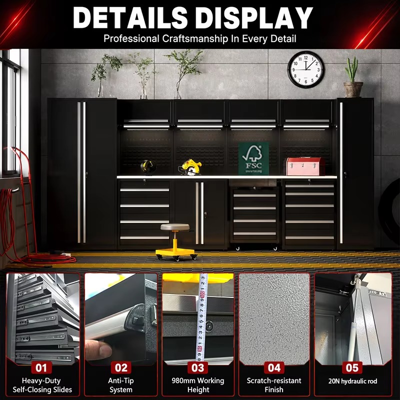ชุดตู้เก็บเครื่องมือสำหรับเวิร - Tools Trolley For Workshop บทวิจารณ์และราคา
