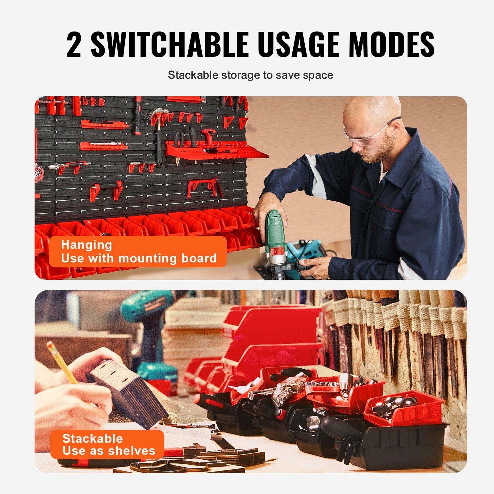 ชั้นวางอุปกรณ์ติดผนัง 30 ช่อง  - Workshop Tools Shelf บทวิจารณ์และราคา