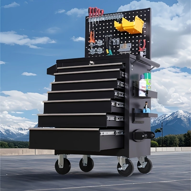 รถเข็นเครื่องมือโลหะ 7 ลิ้นชัก - Tools Trolley For Workshop บทวิจารณ์และราคา