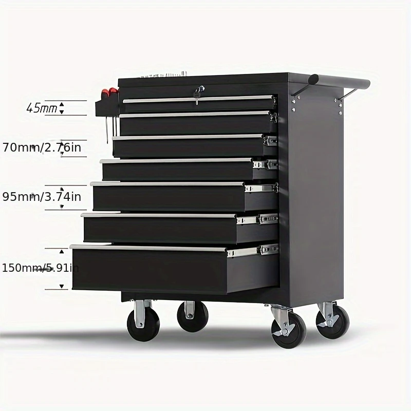 รถเข็นเครื่องมือโลหะ 7 ลิ้นชัก - Tools Trolley For Workshop บทวิจารณ์และราคา