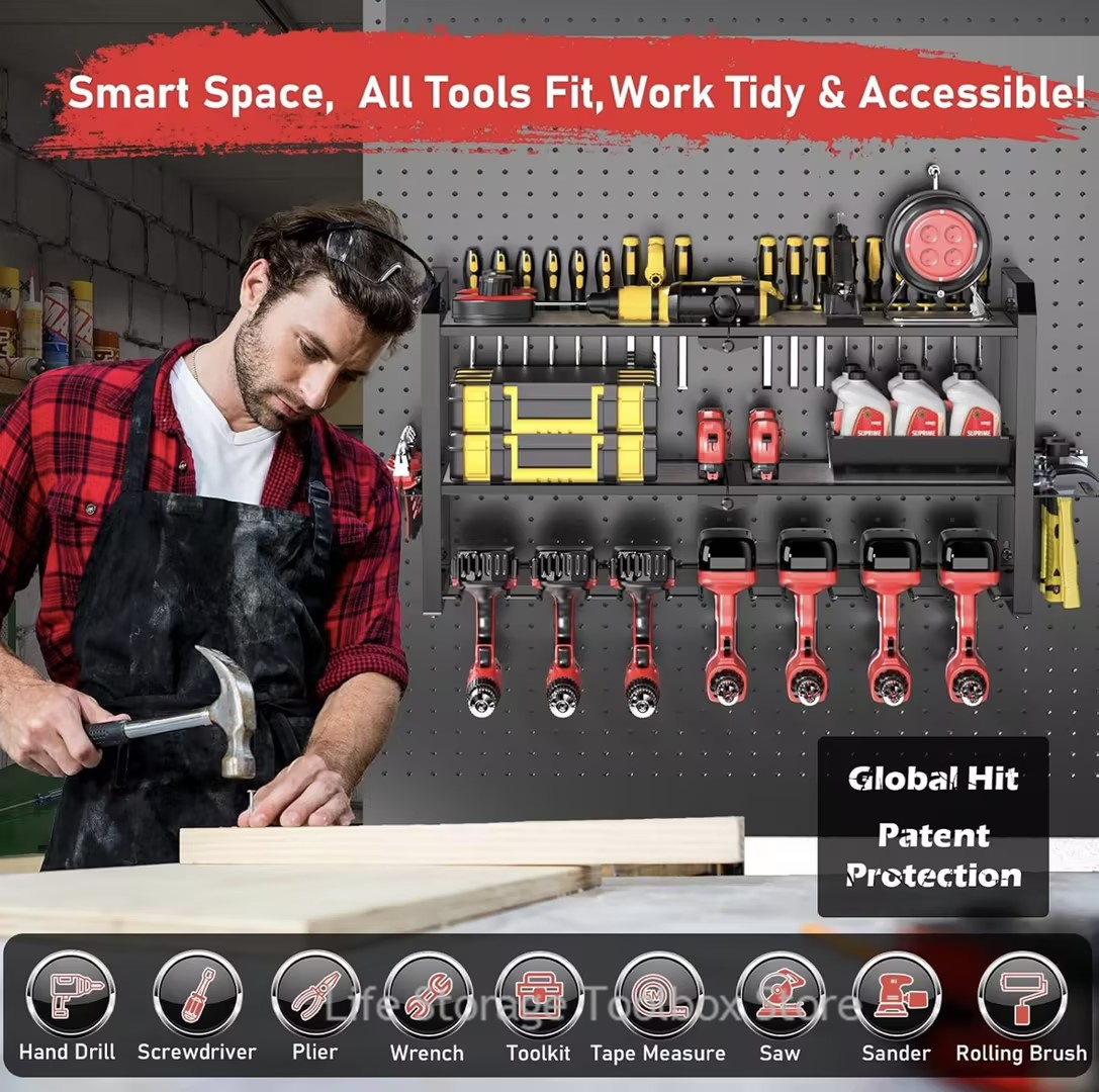 ชั้นวางอุปกรณ์ติดผนังอเนกประสง - Workshop Tools Shelf บทวิจารณ์และราคา